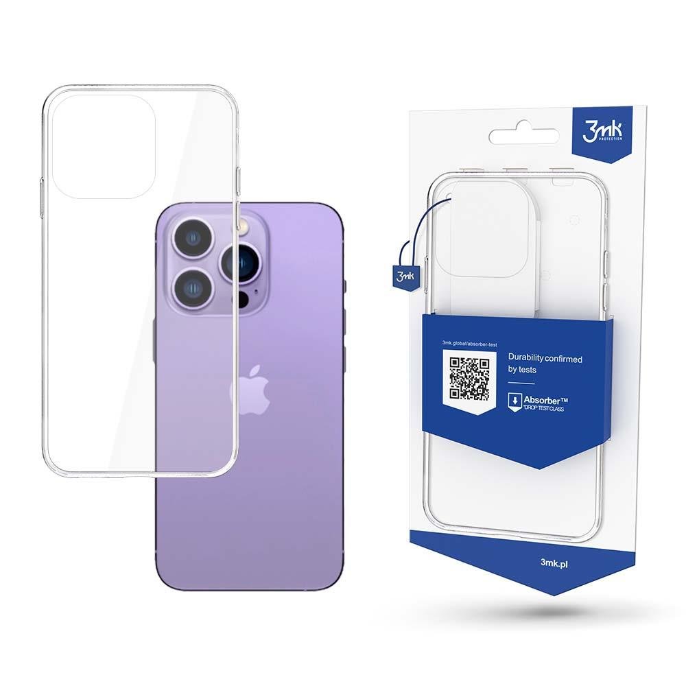 Capa de Silicone Transparente para iPhone 14 Pro Max / 3mk Skinny Case