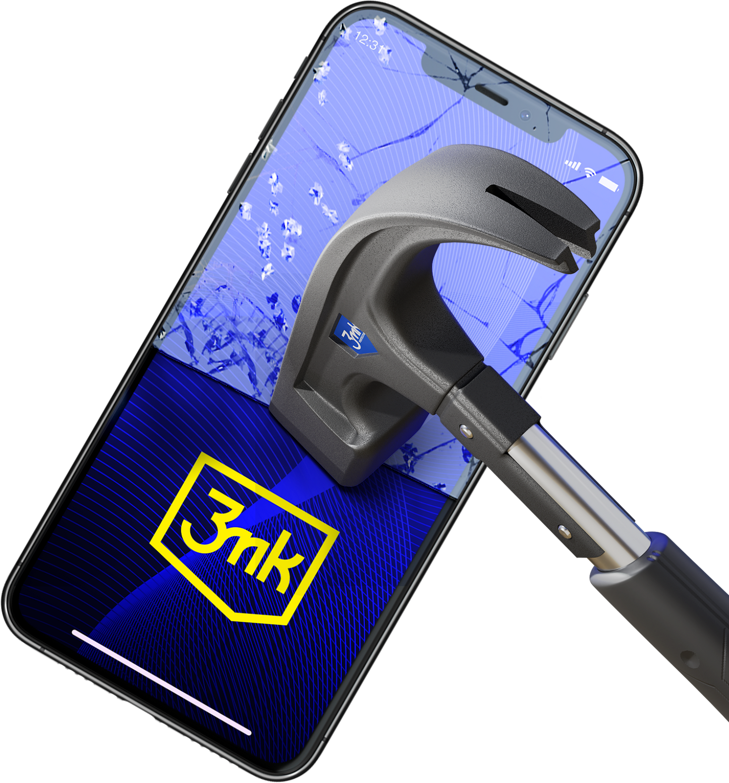 Película Protetora 3mk para Smartphone Oppo A57 (4G/5G/A57e/A57s) - Vidro Híbrido FlexibleGlass™