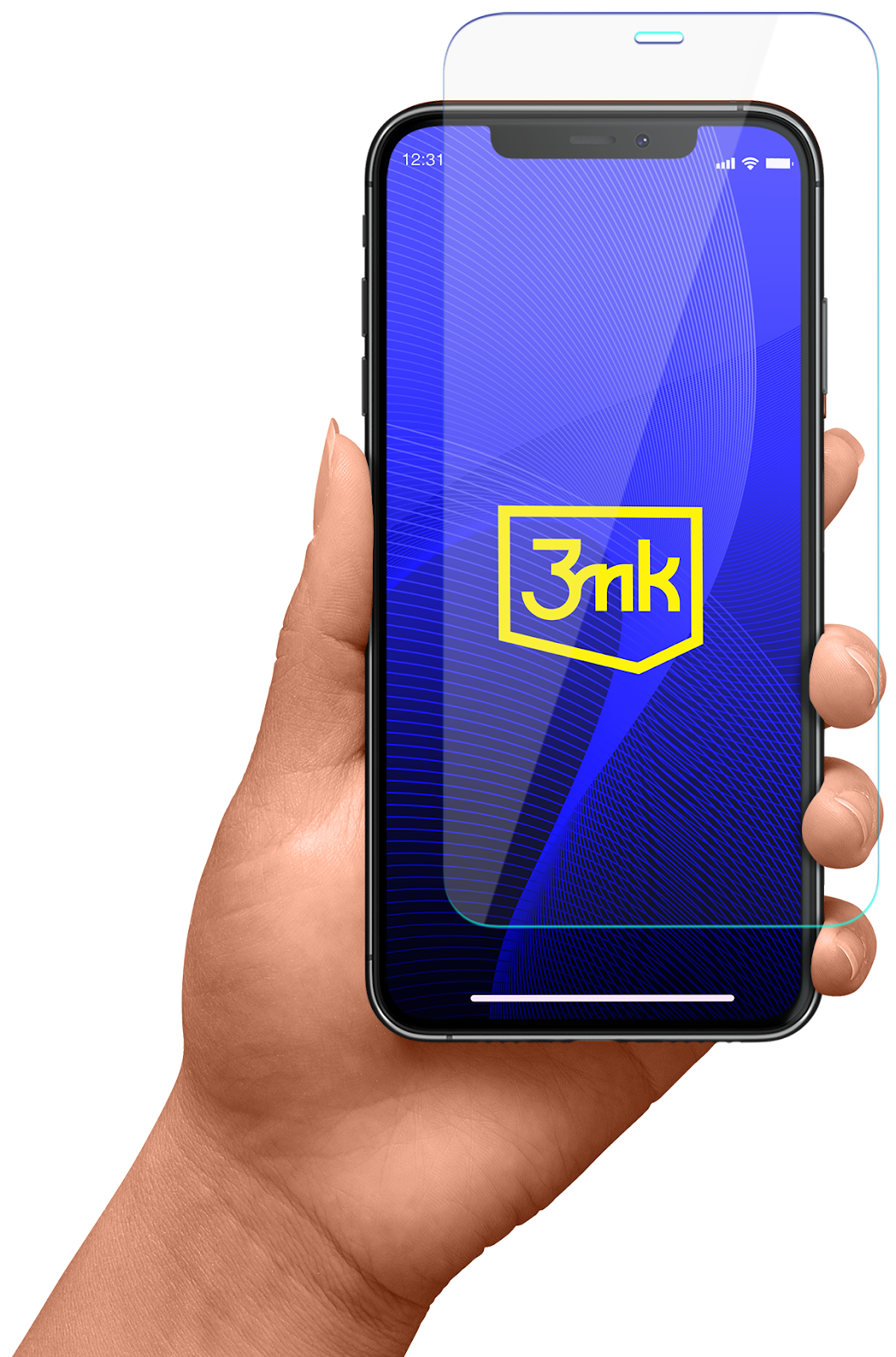 Película Protetora 3MK para Smartphone Oppo A17 - Vidro Híbrido FlexibleGlass™