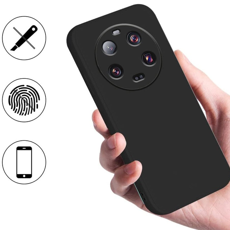 Capa Preta 3mk para Smartphone Xiaomi 13 Ultra 5G- Matt Case Black