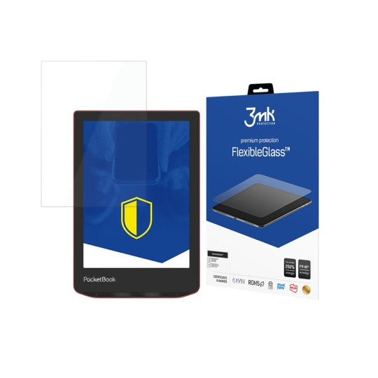 Película Vidro Híbrido 3mk para Leitor de eBooks PocketBook Verse Pro / FlexibleGlass™