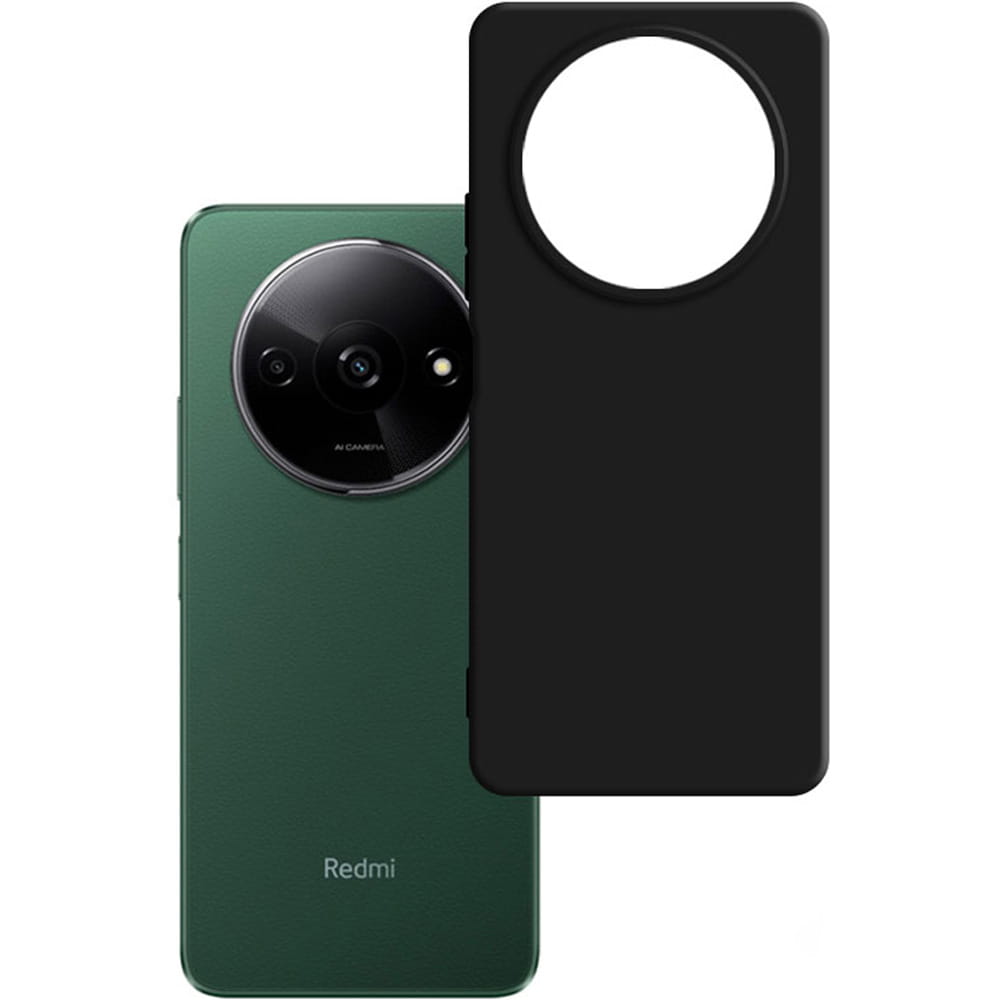 Capa Protetora / 3mk / para Smartphone Xiaomi Redmi A3 / Preto / Matt Case