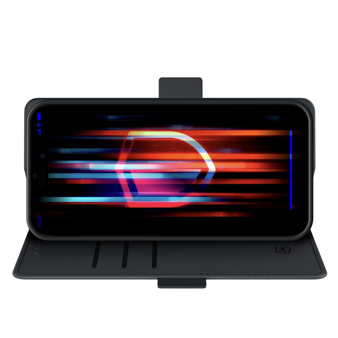 Capa Carteira Preta / 3mk / para Smartphone Samsung Galaxy S24+