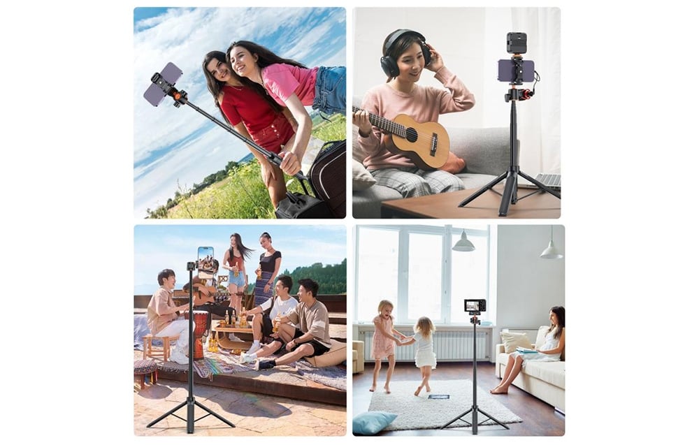 Tripé Premium Puluz para Smartphone com SelfieStick 1.4m PU730B