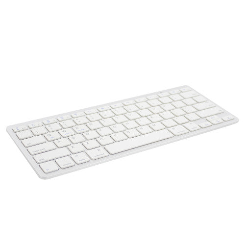 Ewent EW3161 teclado Bluetooth QWERTY Español Plata, Blanco_2