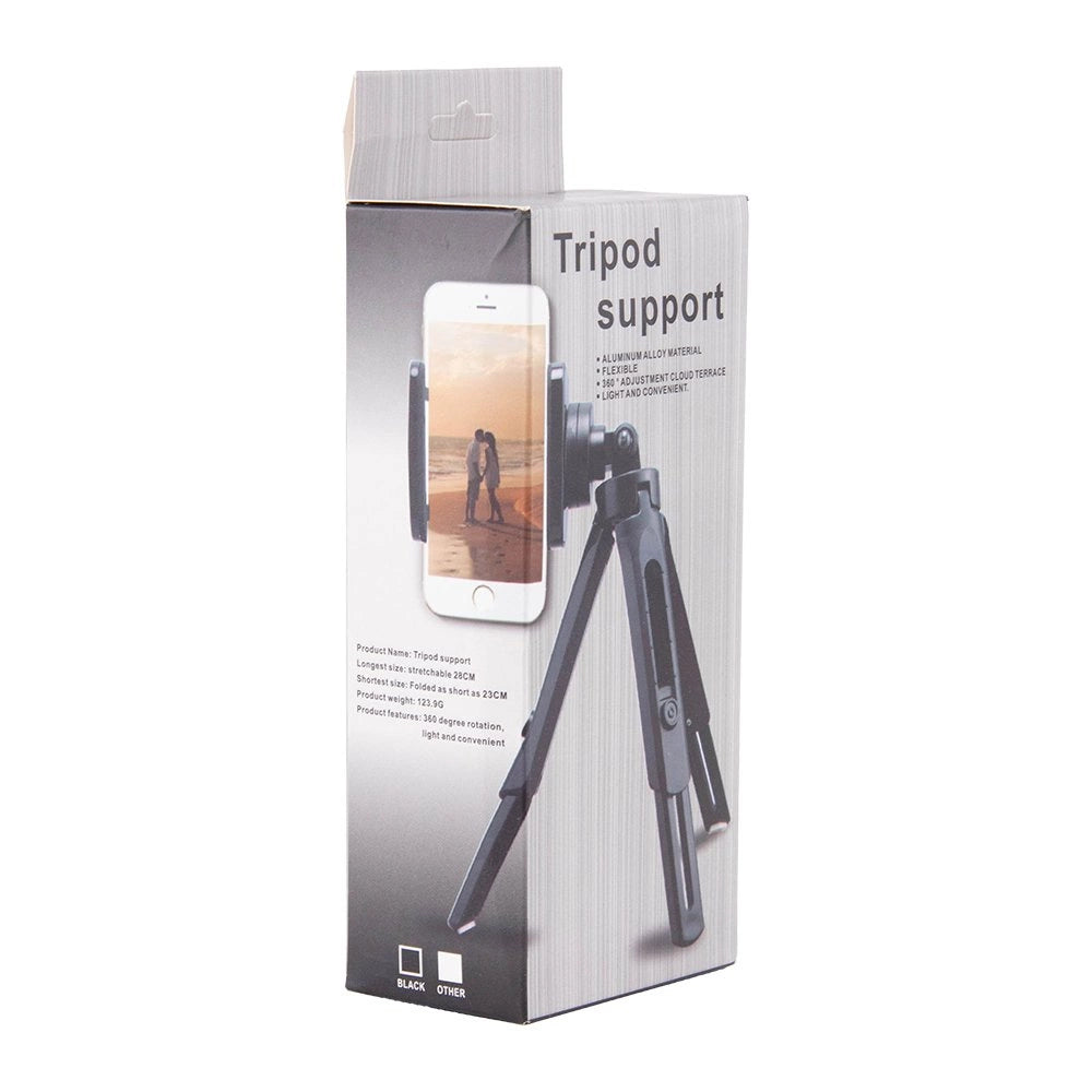 Mini tripod selfie stick holder for phone camera GoPro 16 - 21 cm black_18