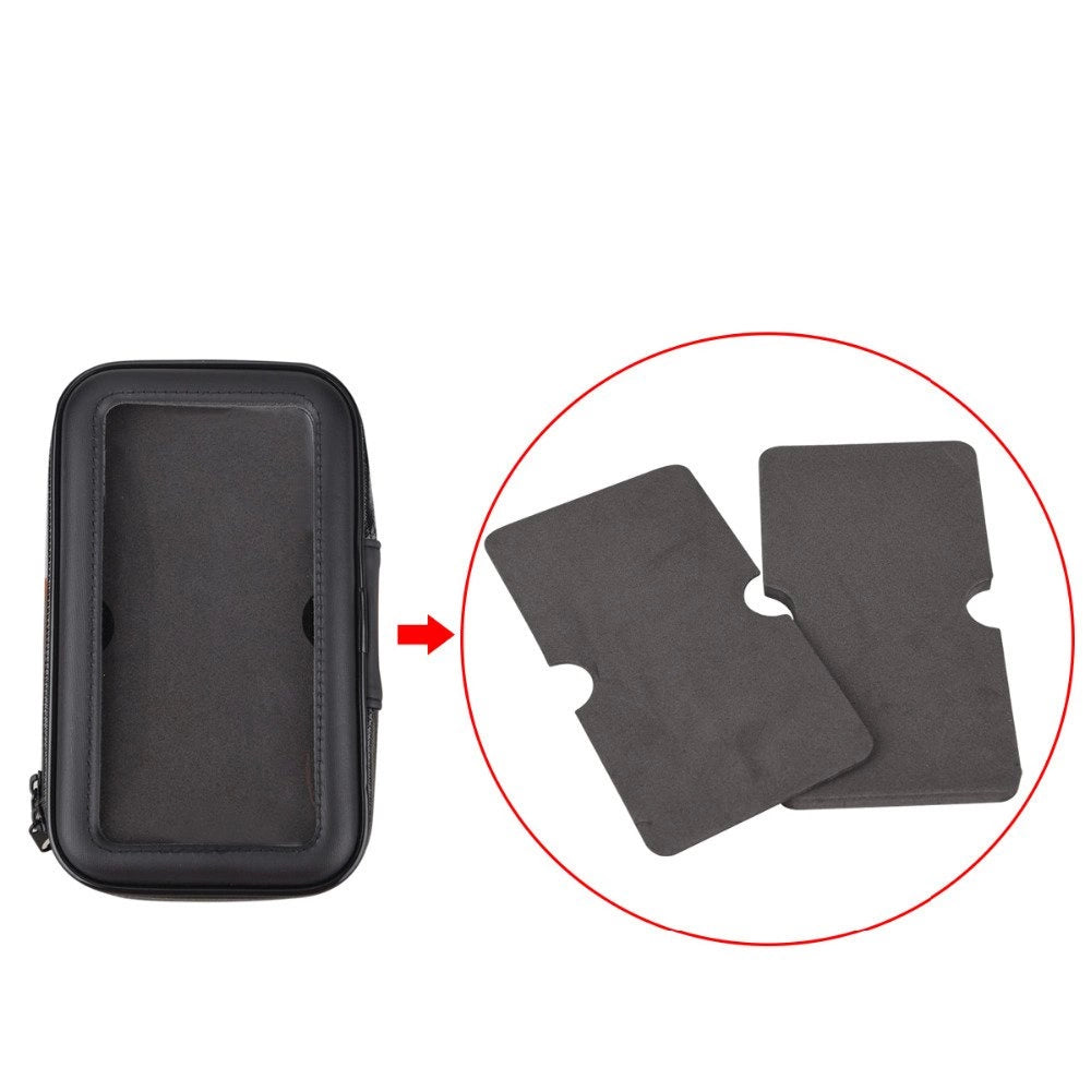 Bike Phone waterproof Mount, Universal Case Bicycle & Motorcycle Phone Holder Mount Size XL (max phone size: 165 mm x 80 mm) black (without handlebar mounting)_4