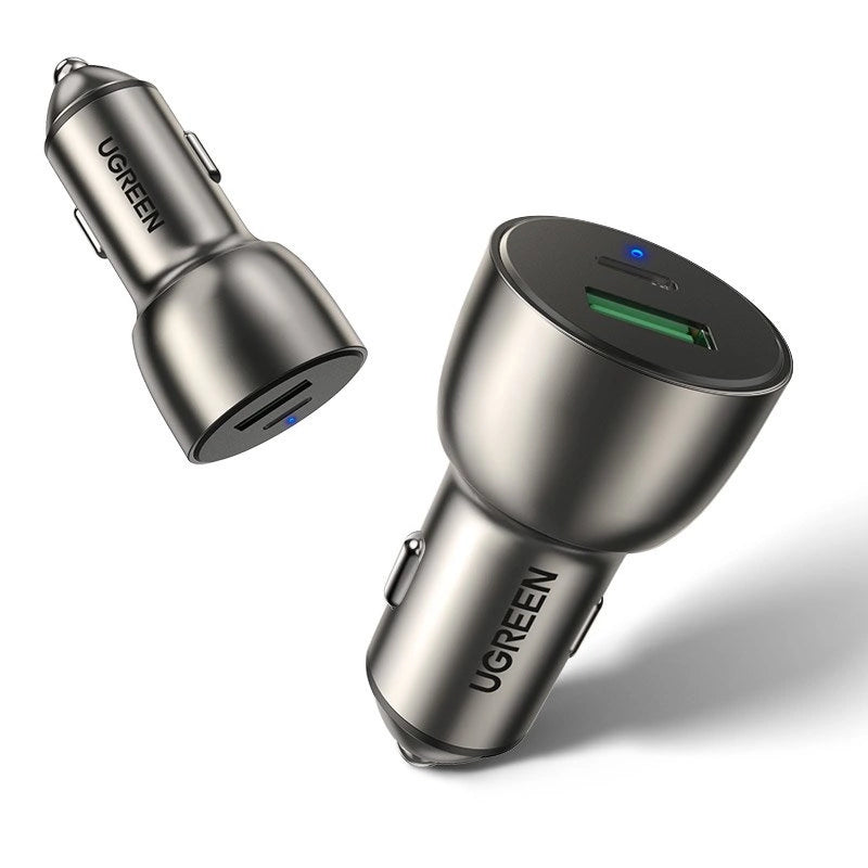 Ugreen Car Charger USB / USB Type C Quick Charge 3.0 Power Delivery 36 W 3 A gray (CD213 60980)_1