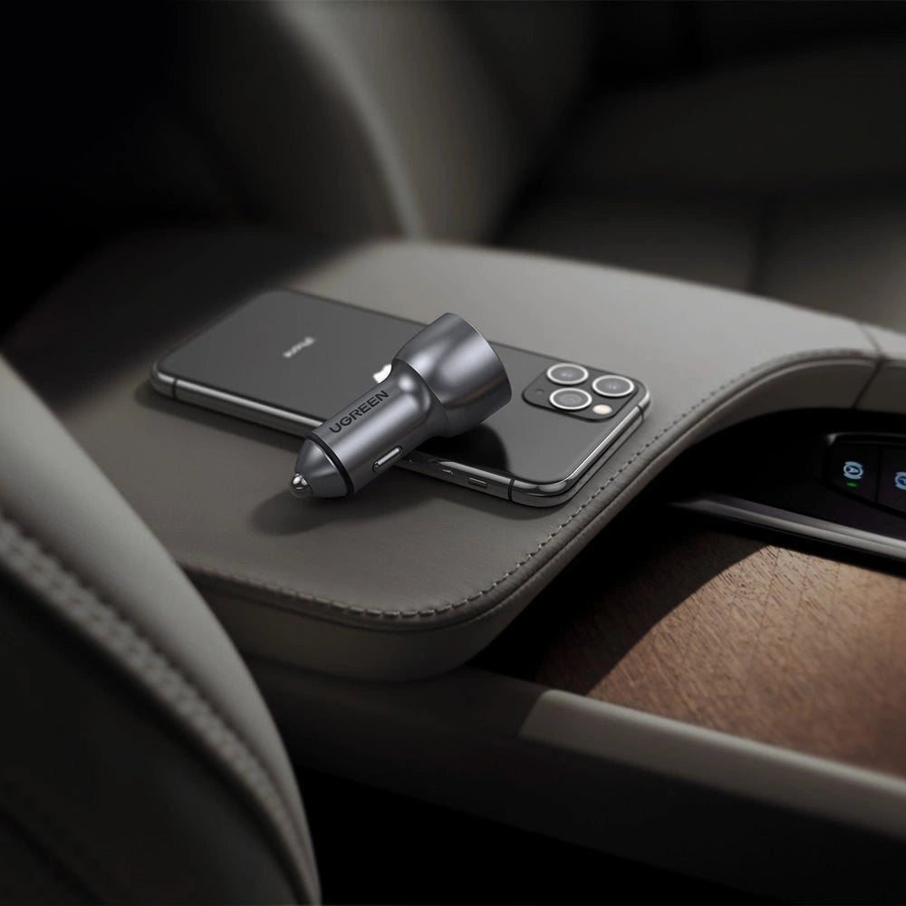 Ugreen Car Charger USB / USB Type C Quick Charge 3.0 Power Delivery 36 W 3 A gray (CD213 60980)_6