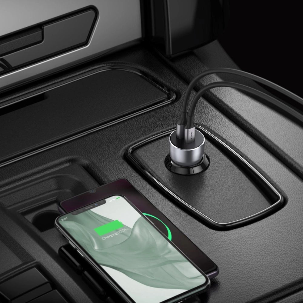 Ugreen Car Charger USB / USB Type C Quick Charge 3.0 Power Delivery 36 W 3 A gray (CD213 60980)_7