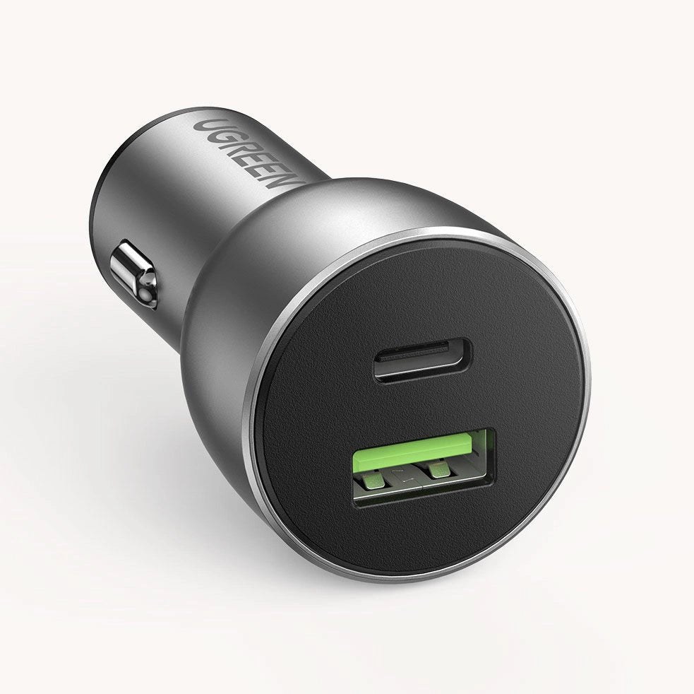 Ugreen Car Charger USB / USB Type C Quick Charge 3.0 Power Delivery 36 W 3 A gray (CD213 60980)_3