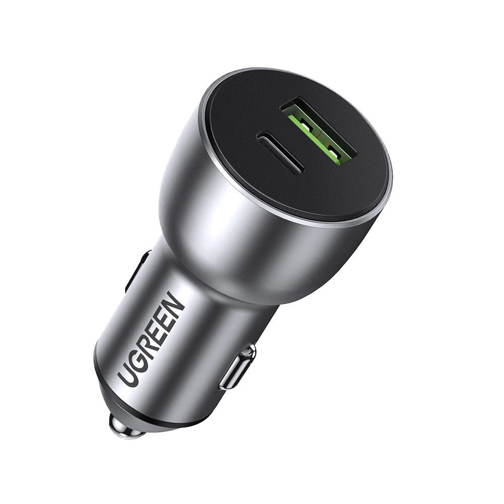 Ugreen Car Charger USB / USB Type C Quick Charge 3.0 Power Delivery 36 W 3 A gray (CD213 60980)_0