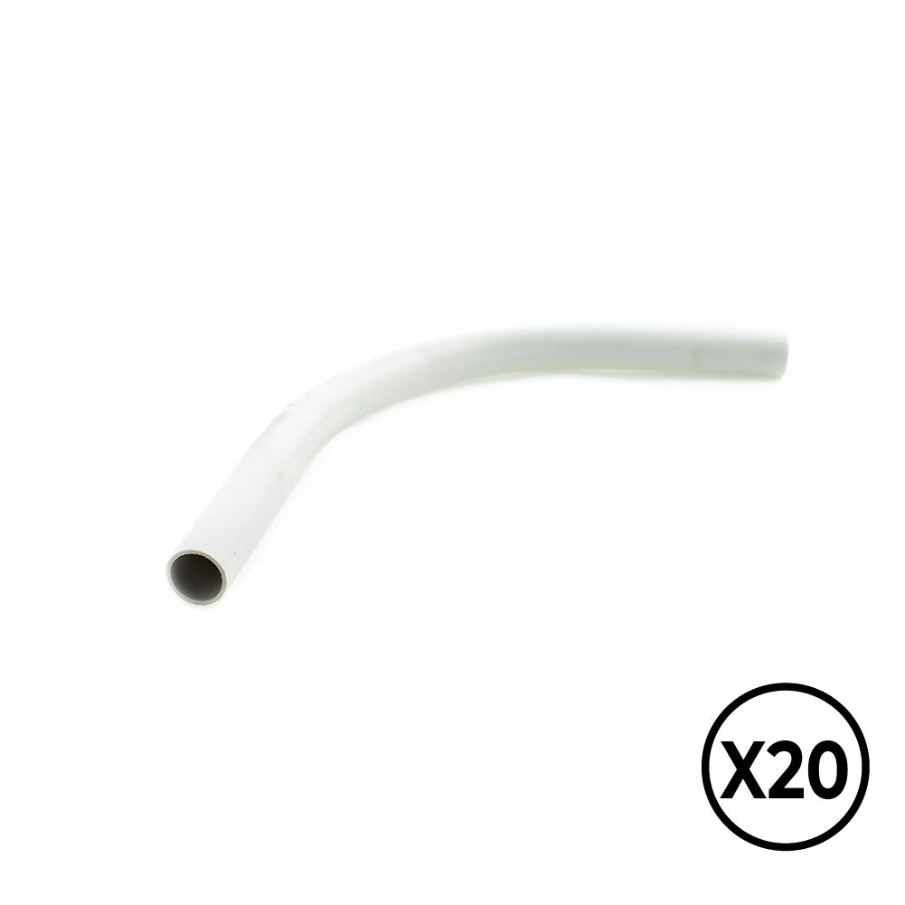 Pvc rÃgido curvo ø 16 mm, cinza, 20 unid._0