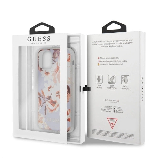 Guess GUHCN65IMLFL02 iPhone 11 Pro Max lilac/lilac N°2 Flower Collection_6