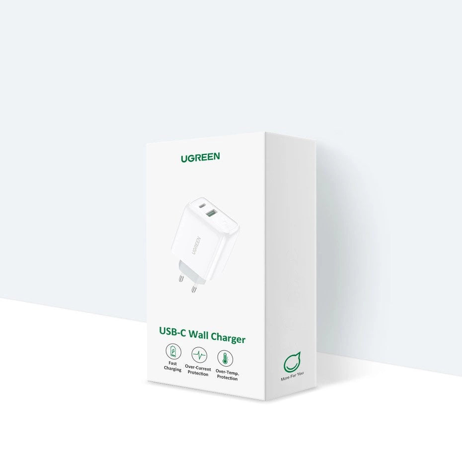 Ugreen Fast USB Type C / USB Wall Charger 36 W Quick Charge 4.0 Power Delivery white (60468 CD170)_9
