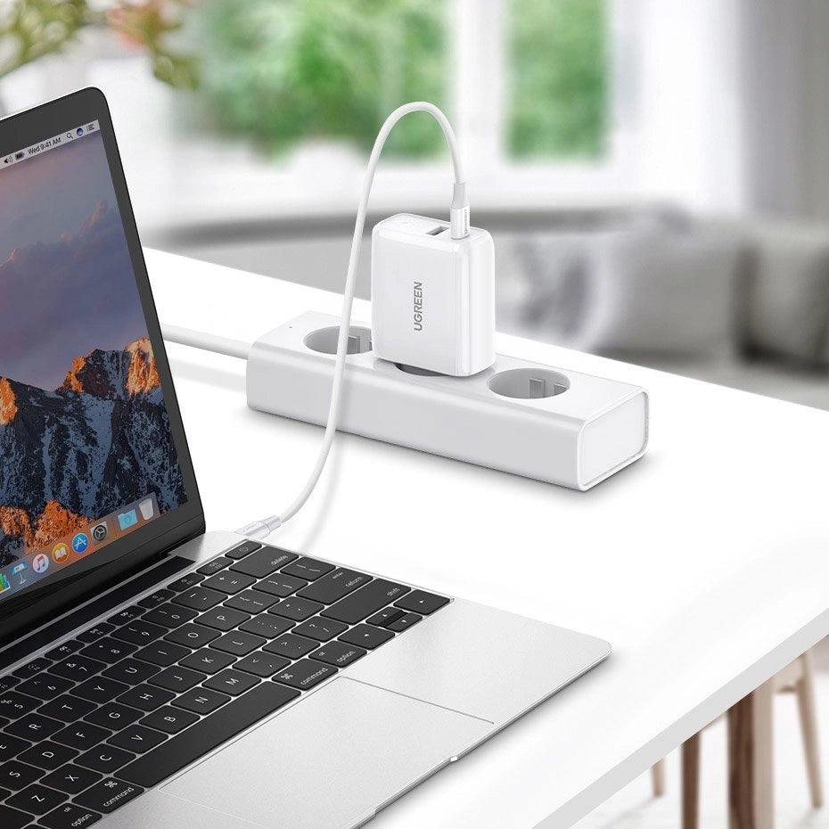 Ugreen Fast USB Type C / USB Wall Charger 36 W Quick Charge 4.0 Power Delivery white (60468 CD170)_4
