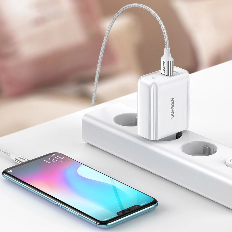Ugreen Fast USB Type C / USB Wall Charger 36 W Quick Charge 4.0 Power Delivery white (60468 CD170)_5