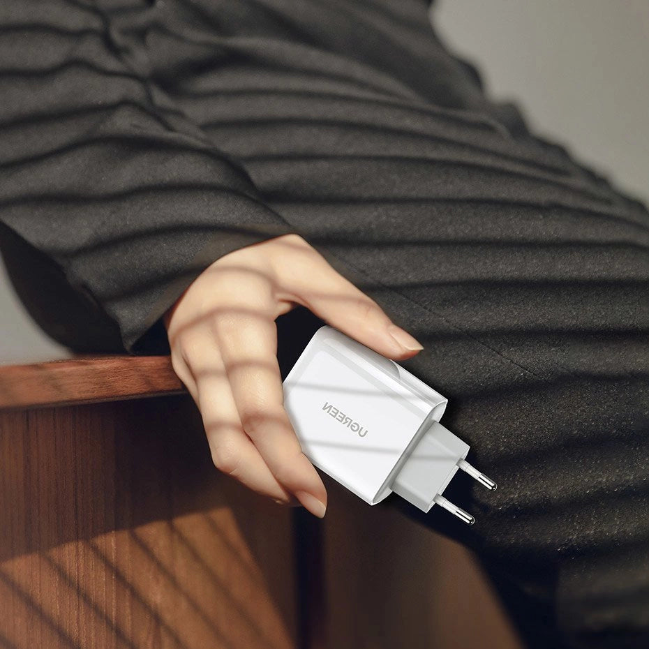 Ugreen Fast USB Type C / USB Wall Charger 36 W Quick Charge 4.0 Power Delivery white (60468 CD170)_8