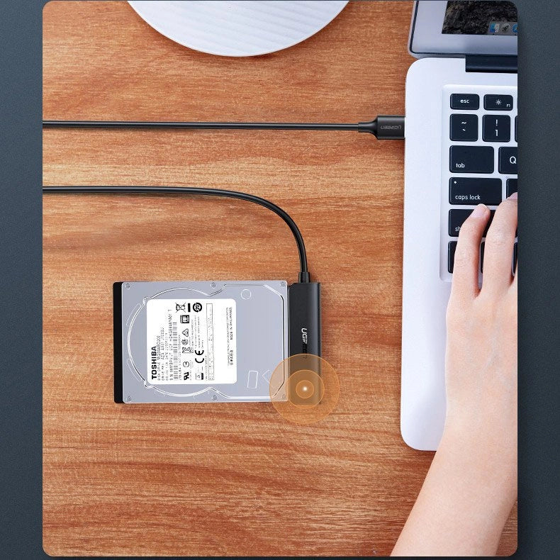 Ugreen adapter HDD SSD 2.5'' SATA III 3.0 - USB Type C 3.2 Gen 1 (SuperSpeed USB 5 Gbps) black (70610 CM321)_11