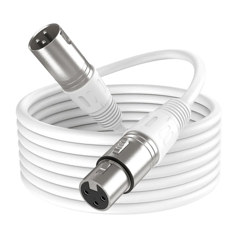 Fifine XLR L9C Cable, 180 cm (white)_0