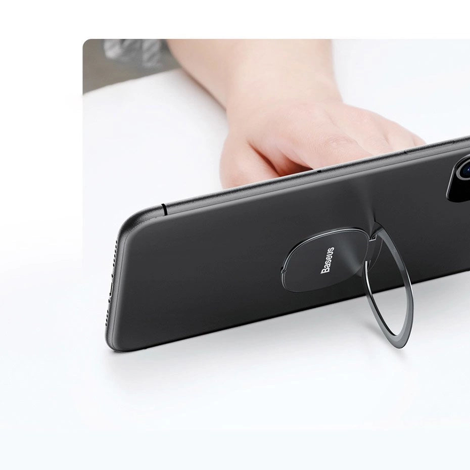 Baseus ultra-thin self-adhesive ring holder phone stand gray (SUYB-0A)_24