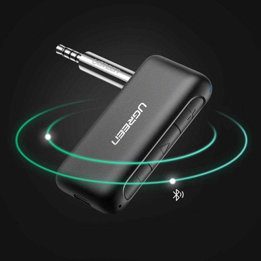 Ugreen Bluetooth 5.0 audio receiver AUX mini jack for car black (70303)_5