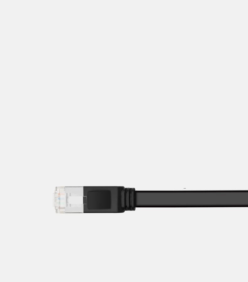 Ugreen Flat Cable Internet Cable Ethernet Patchcord RJ45 Cat 6 UTP 1000Mbps 0.5m Black (50183)_9