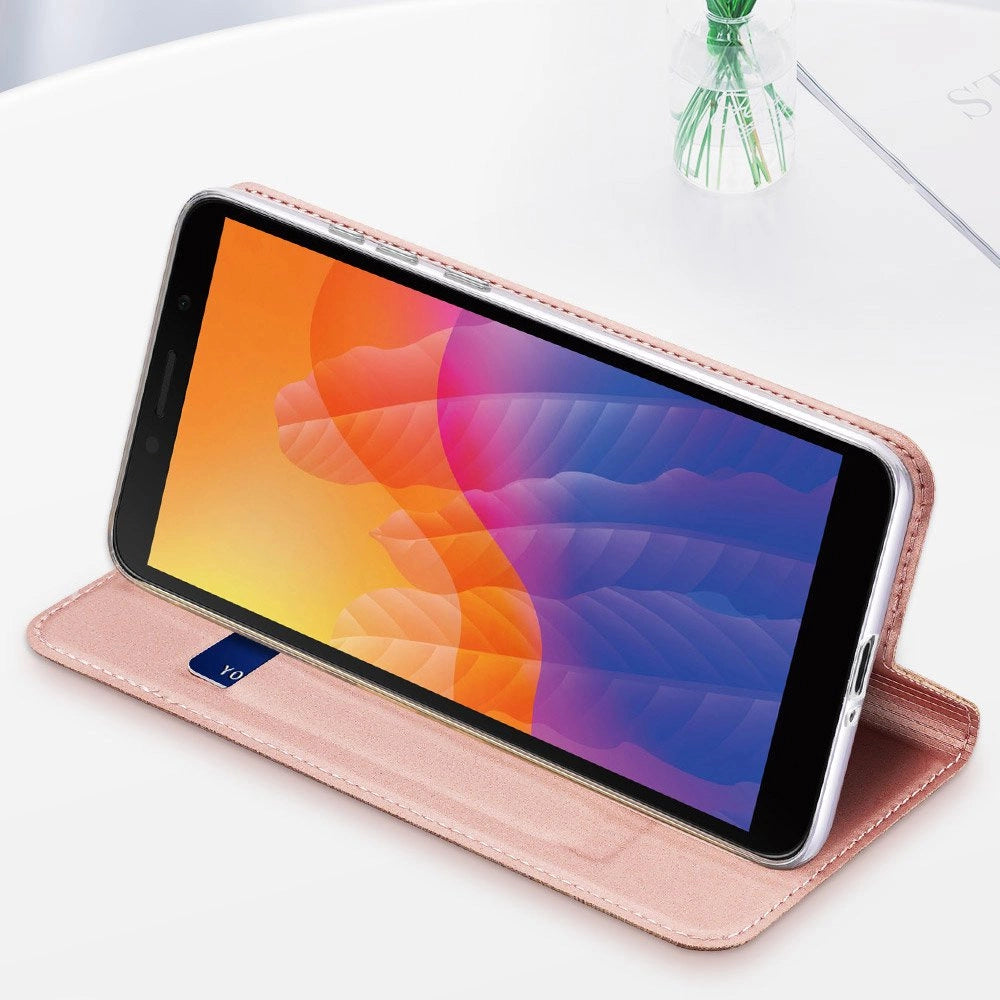 DUX DUCIS Skin Pro Bookcase type case for Huawei Y5p pink_16