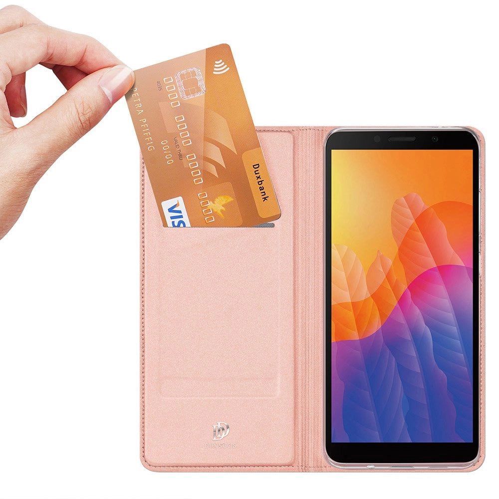 DUX DUCIS Skin Pro Bookcase type case for Huawei Y5p pink_1