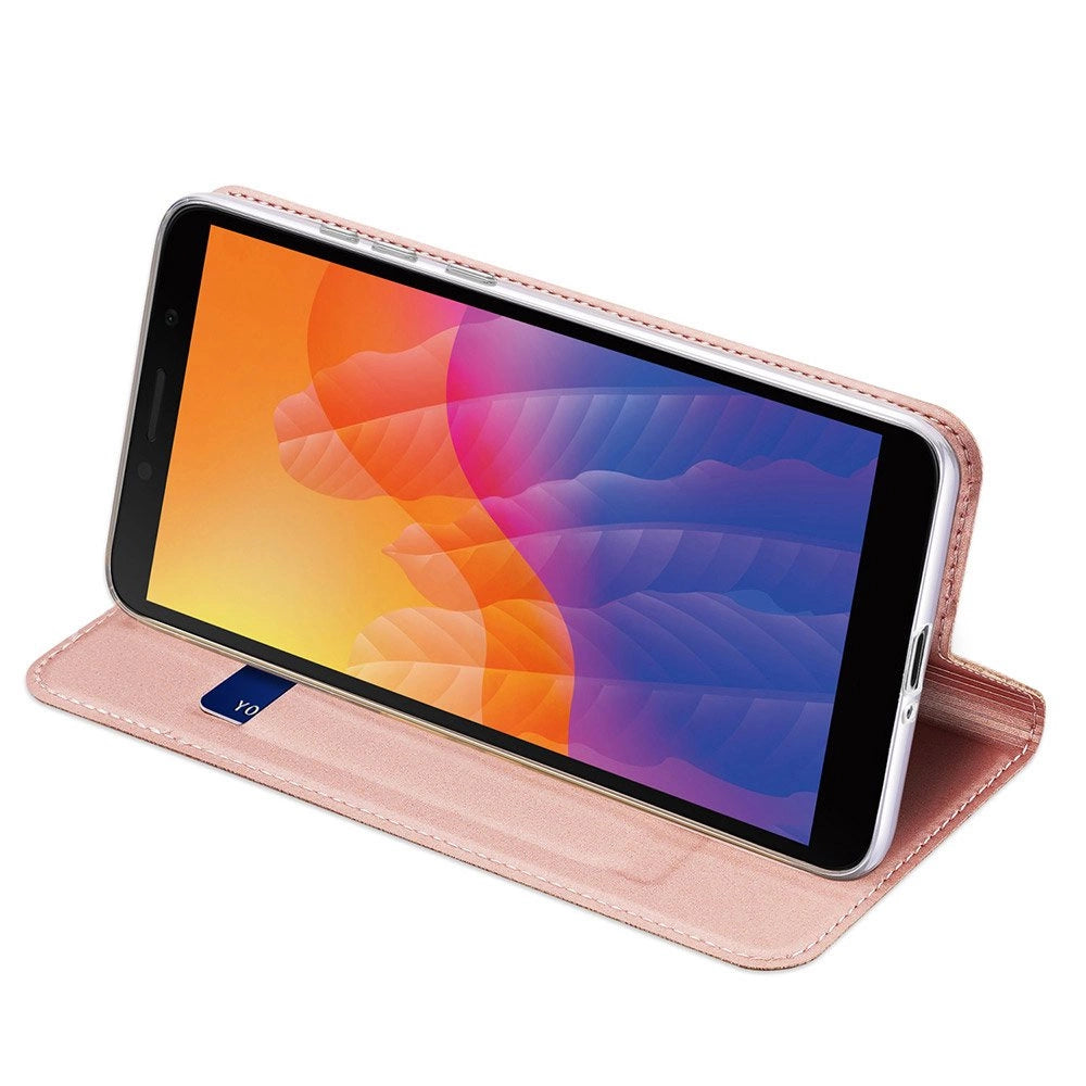 DUX DUCIS Skin Pro Bookcase type case for Huawei Y5p pink_3