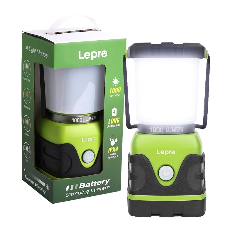 LEPRO 3300002 1000-lumen battery-powered camping lamp_0