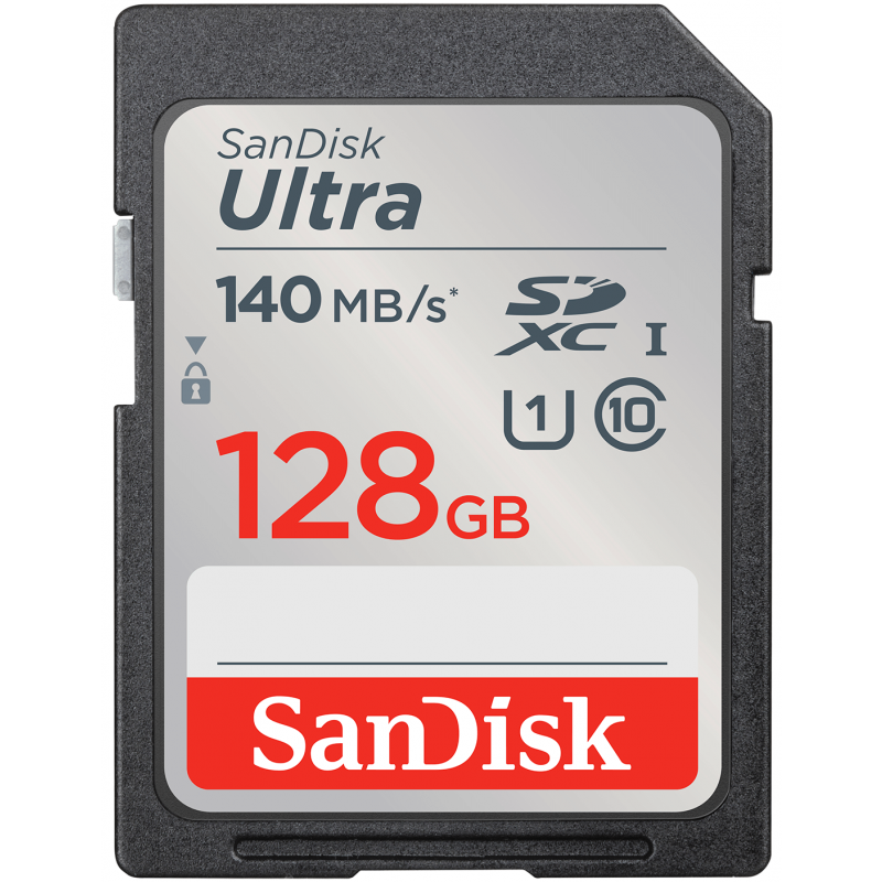 Cartão de Memória SDXC SanDisk Ultra 128GB Class 10 UHS-I U1