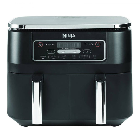 Fritadeira Air Fryer (Sem Óleo) Ninja AF300EU Dual Basket 6 em 1 7.6L 2400W Preta
