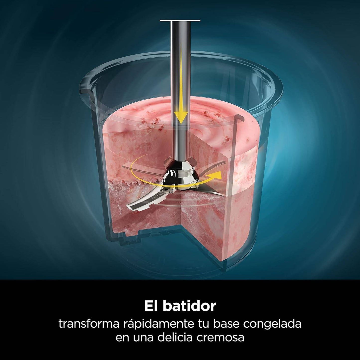Máquina de Fazer Gelados Ninja NC300EU CREAMi 1.4L 7 Programas Preta