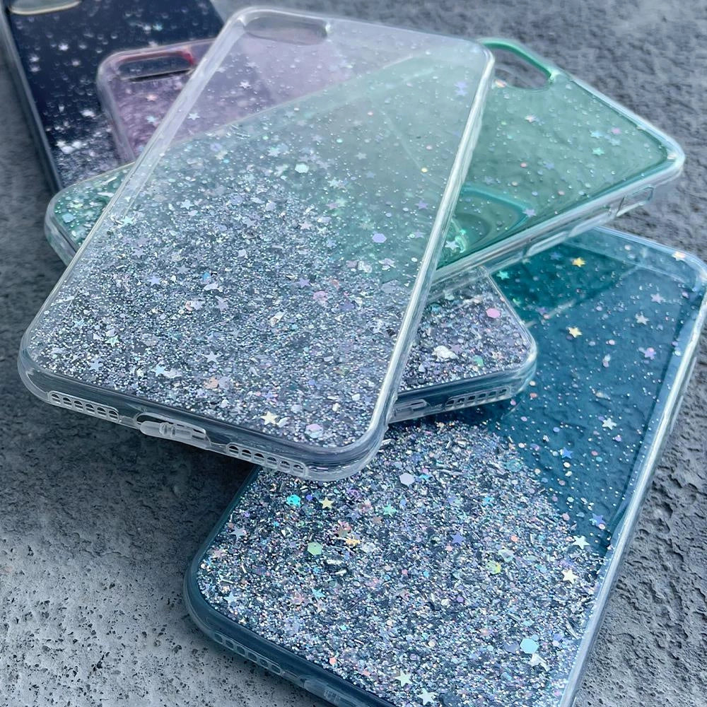 Wozinsky Star Glitter Shining Cover for Samsung Galaxy A31 green_2