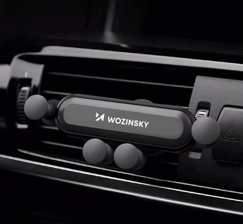 Wozinsky car phone holder gravity for ventilation grille black (WCH-05)_17