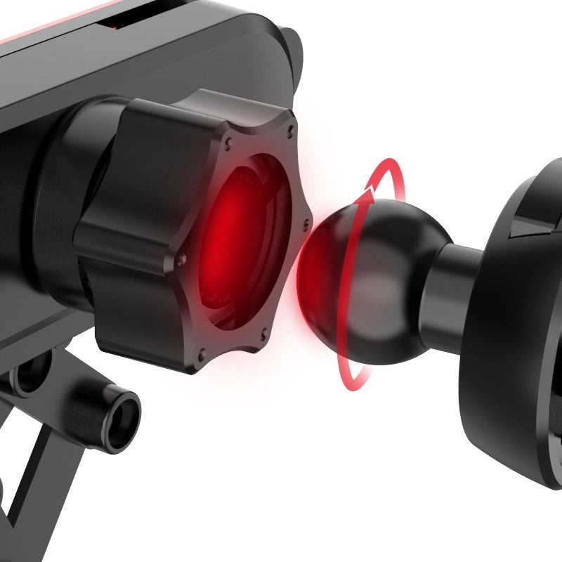 Wozinsky car phone holder gravity for ventilation grille black (WCH-05)_28