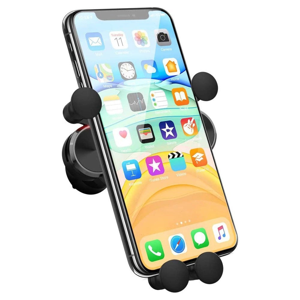 Wozinsky car phone holder gravity for ventilation grille black (WCH-05)_9
