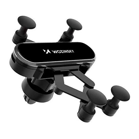 Wozinsky car phone holder gravity for ventilation grille black (WCH-05)_8