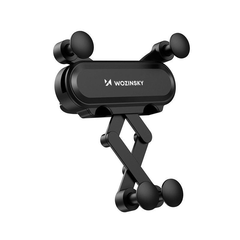 Wozinsky car phone holder gravity for ventilation grille black (WCH-05)_2