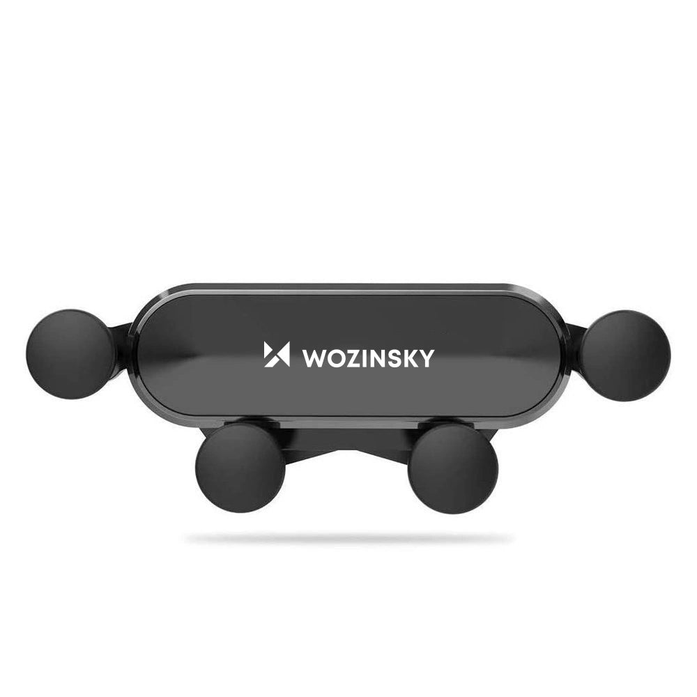 Wozinsky car phone holder gravity for ventilation grille black (WCH-05)_7