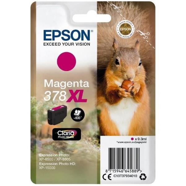 Epson ink cartridge magenta Claria Photo HD 378 XL    T 3793_0