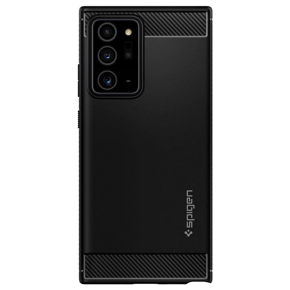 Spigen Rugged Armor Case for Samsung Galaxy Note 20 Ultra - Matte Black_2