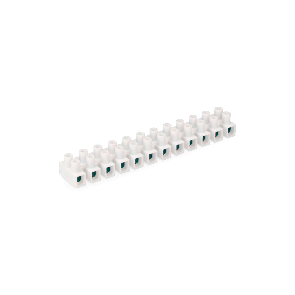 Régua de junção de 10mm, 12 conectores, homologada, branca_0