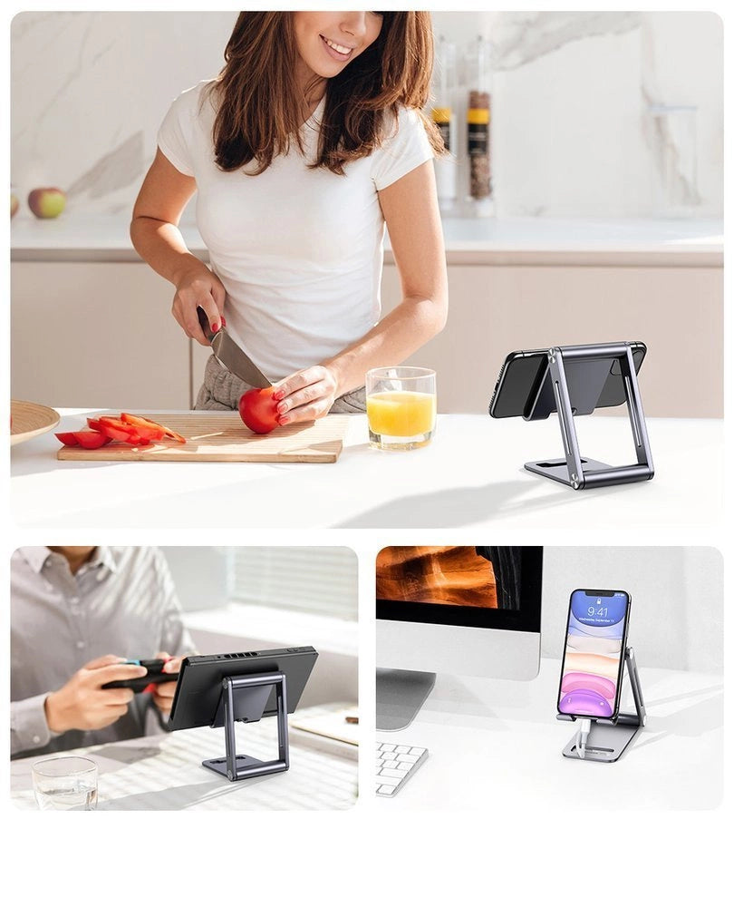 Ugreen metal aluminum folding phone holder tablet gray (LP263 80708)_10