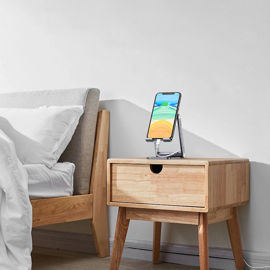 Ugreen metal aluminum folding phone holder tablet gray (LP263 80708)_11