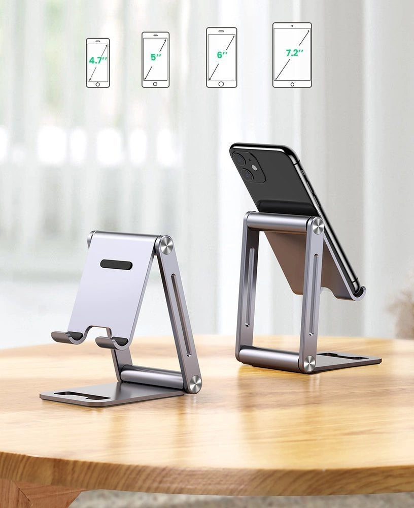 Ugreen metal aluminum folding phone holder tablet gray (LP263 80708)_12