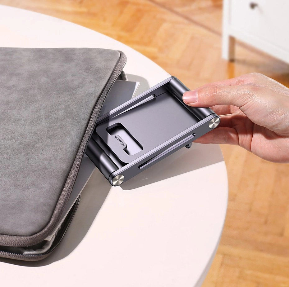 Ugreen metal aluminum folding phone holder tablet gray (LP263 80708)_15