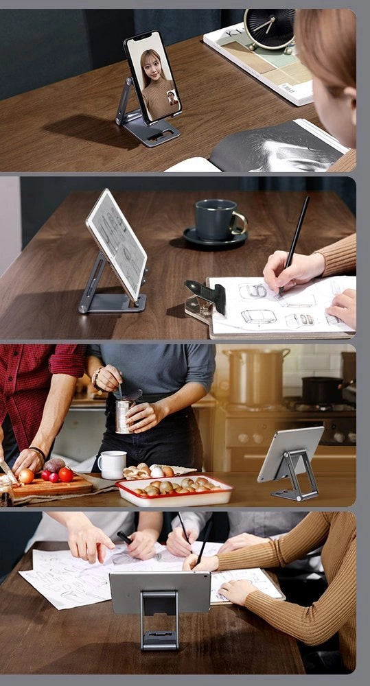 Ugreen metal aluminum folding phone holder tablet gray (LP263 80708)_16