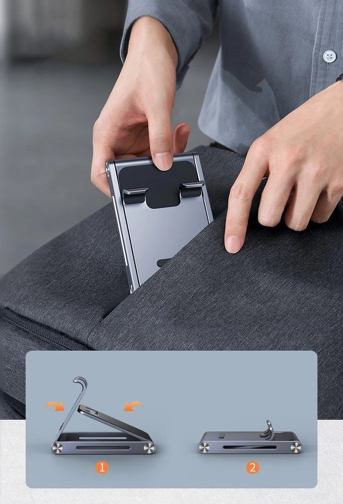 Ugreen metal aluminum folding phone holder tablet gray (LP263 80708)_19